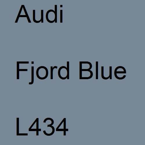 Audi, Fjord Blue, L434.